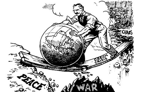 Chamberlain Rolls The World Towards Peace Cartoon An Octob Flickr