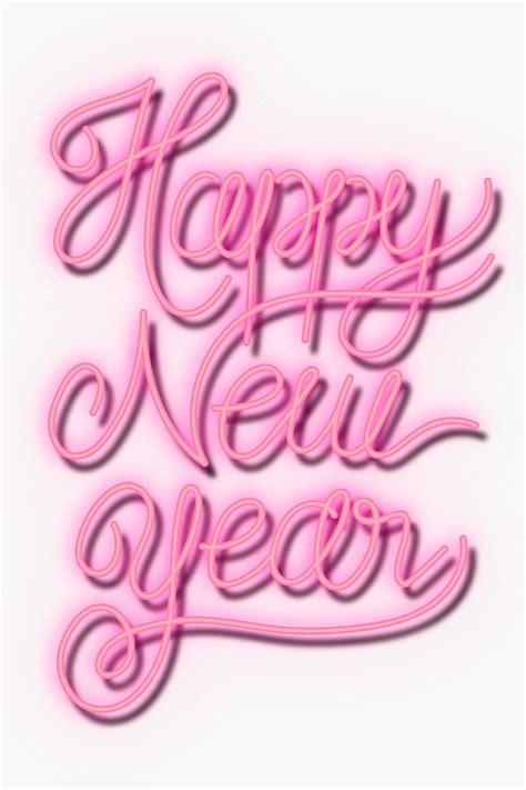 Pink New Year Element Transparent Png Premium Image By