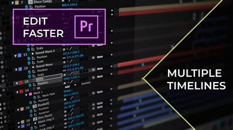 Work Faster With Multiple Timelines Premiere Pro Tiptutorial This