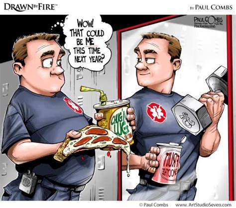 Paul Combs Firefighter Cartoons