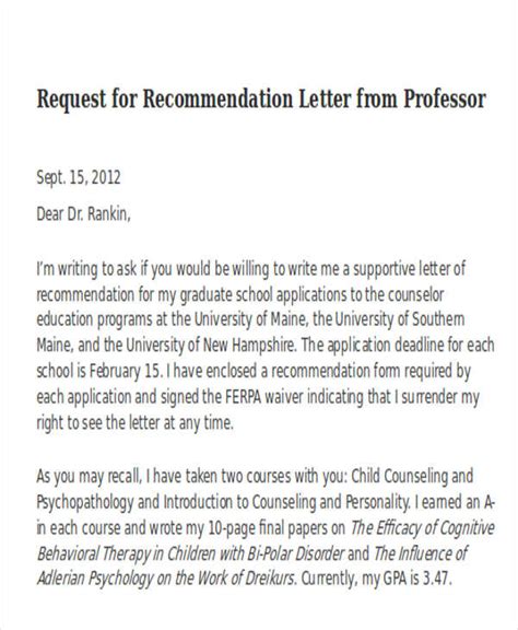 45 Free Recommendation Letter Templates Free And Premium Templates