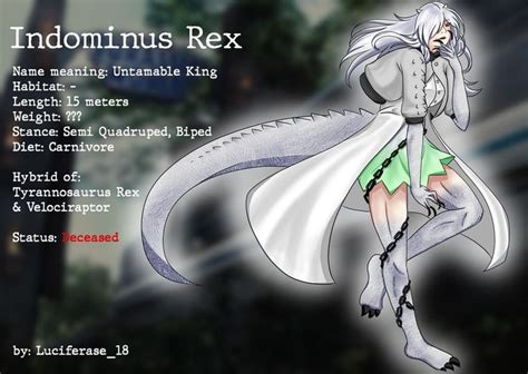 [jurassic world] indominus rex by debiruhaato on deviantart jurassic world indominus rex