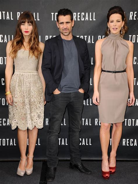 Jessica Biel Colin Farrell Kate Beckinsale Film Total Recall Divertissement