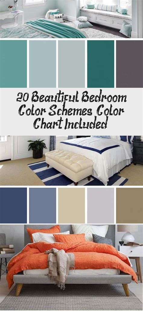 20 Beautiful Bedroom Color Schemes Color Chart Included Decor In