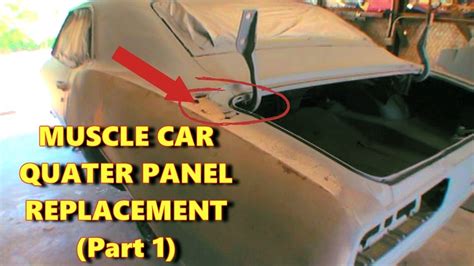 Quarter Panel Replacement Car Restoration Part 1 Youtube