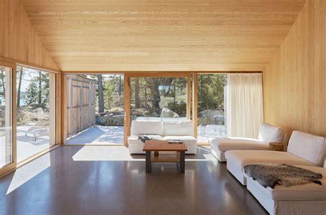 Modern Summer House In Sweden Features Cedar Cladding Sleek Interiors