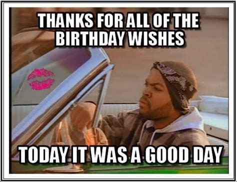 Thank you is simply a very strong word. Funny Birthday Thank You Meme Quotes | Happy Birthday Wishes