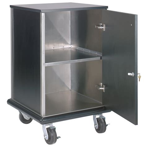 Advance Tabco Amd 2b Mobile Stainless Steel And Black Locking Cash