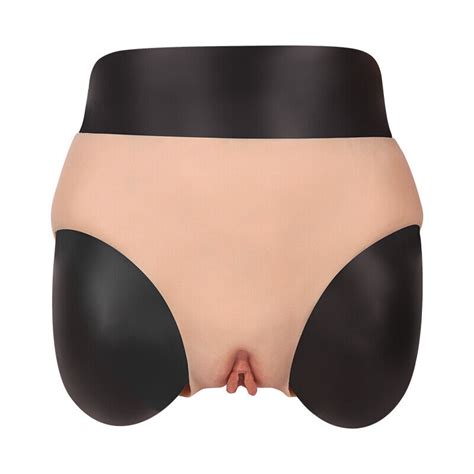 Full Silicone Underwear Pant Shorts Realistic Vagina For Transgender Cosplay Ebay