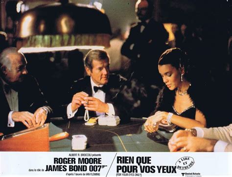 For Your Eyes Only Original French Lobby Card 5 Roger Moore Carole Bouquet James Bond Moviemem