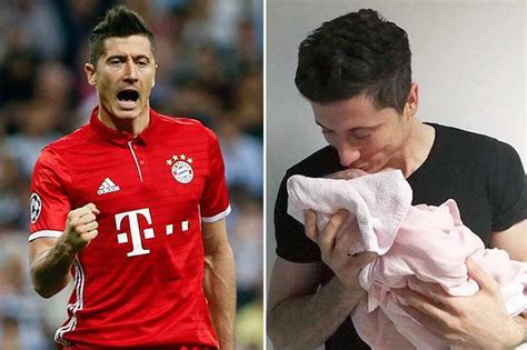 Bayern Munich Ace Robert Lewandowski Celebrates The Birth Of His Newborn Daughter With Beautiful