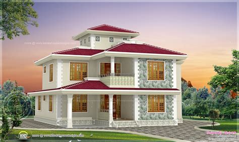 4 Bhk Kerala Style Home Design Kerala Home Design And Floor Plans