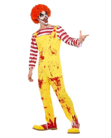 Bloody Killer Clown Costume For Halloween Karneval Universe