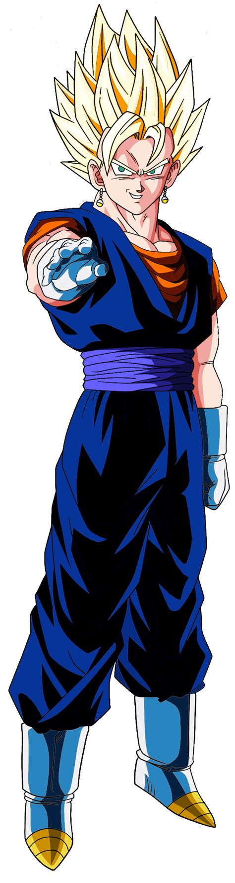 Vegito (ベジット, bejitto), called vegerot in the viz english manga, is the result of the fusion between goku and vegeta by the use of the potara earrings. Image - Vegito .png | Dragon Ball Wiki | Fandom powered by Wikia
