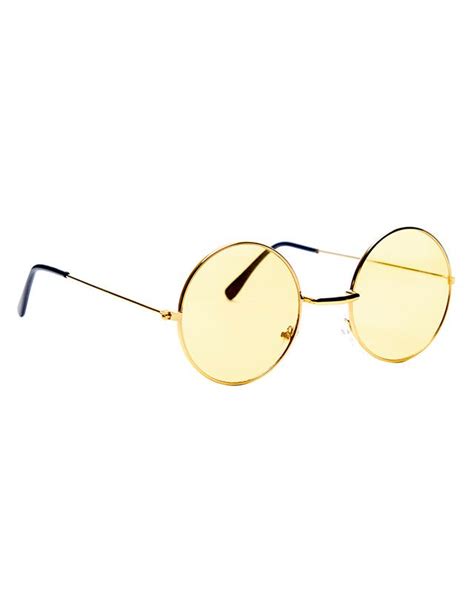 yellow hippie glasses party delights