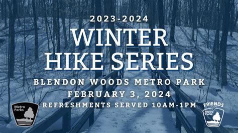 Blendon Woods Winter Hike Metro Parks Central Ohio Park System