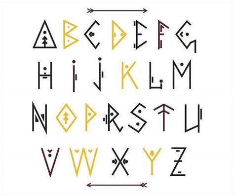 A color covered by the atmosphere and aura horror darkness. 7+ Tribal Alphabet Letters | Free & Premium Templates ...
