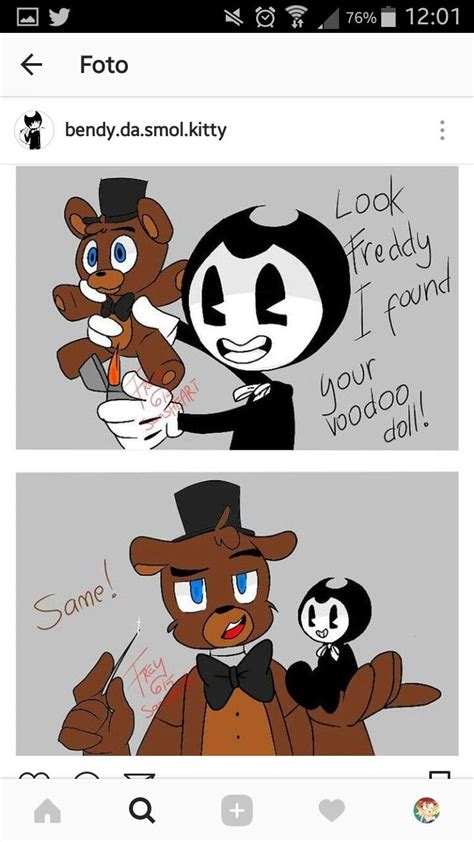 this is adorable and with the conflict between the two fandoms its fitting too fnaf comics