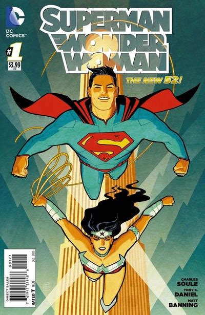 Superman Wonder Woman 1 Cliff Chiang Cover Superman Wonder Woman 2013 Series Dc Comics