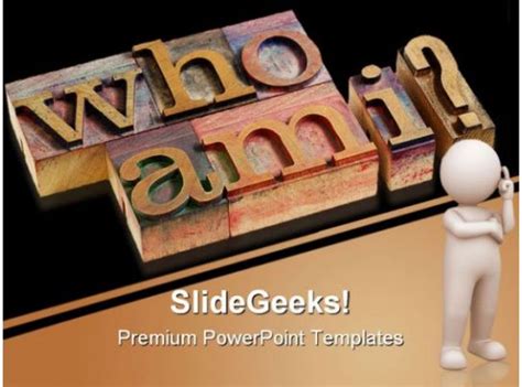 We would like to show you a description here but the site won't allow us. Who Am I Question Shapes PowerPoint Templates And PowerPoint Backgrounds 0511 | Template Presentation | Sample of PPT Presentation | Presentation ...