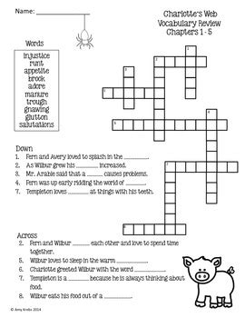 Salmon of great included in this kit is cut and paste and written activities, anchor charts (answer sheets) for students to consolidate their understanding of character traits. Charlotte's Web Vocabulary Lessons and Activities by ...