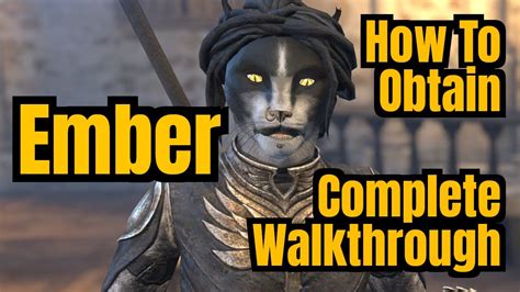Ember The Khajiit Companion How To Get In Eso High Isle Youtube