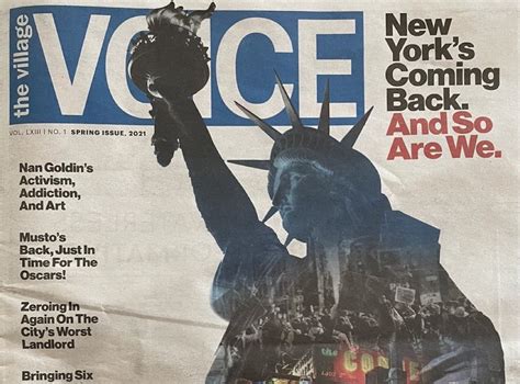 The Village Voice Is Back On The Streets Of New York