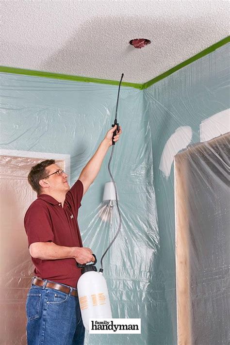 11 Tips on How to Remove a Popcorn Ceiling Faster and Easier | Popcorn ...