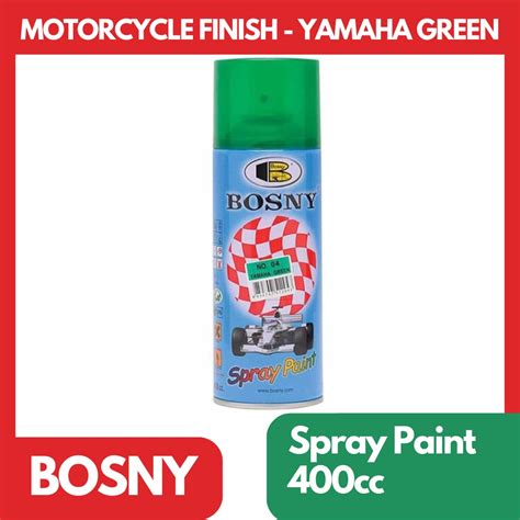 Bosny Candy Tone Yamaha Green Motorcycle Finish Spray Paint 400cc