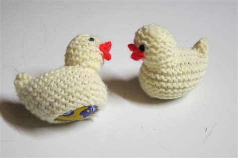 Knitted Easter Chick Containing A Creme Egg Makes A Nice Easter T