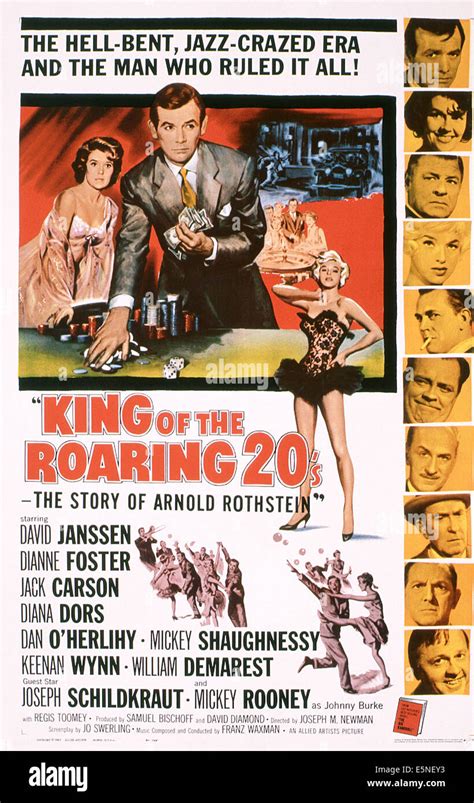 König Von Den Roaring 20 Die Geschichte Von Arnold Rothstein Von Links Dianne Foster David