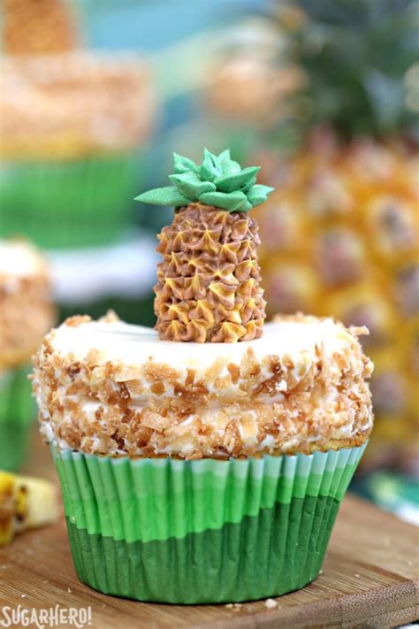 Pineapple Cupcakes Sugarhero