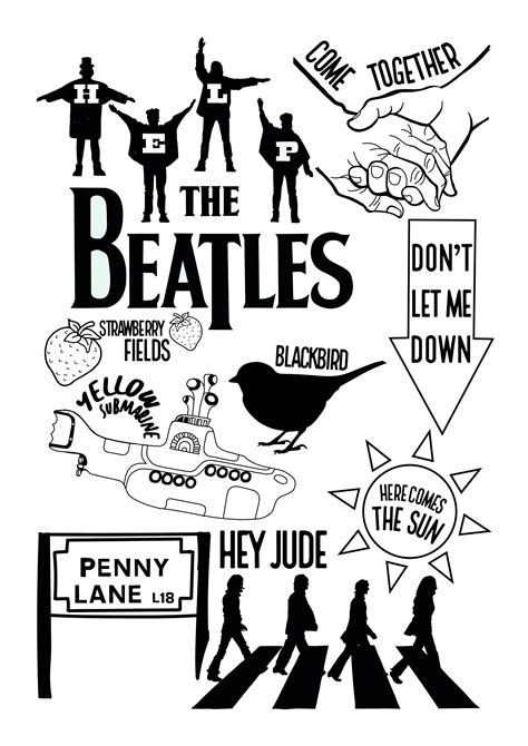 The Beatles Poster Etsy