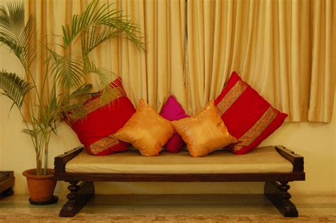 Living Room Bhartiya Baithak Furniture Home Design Ideas