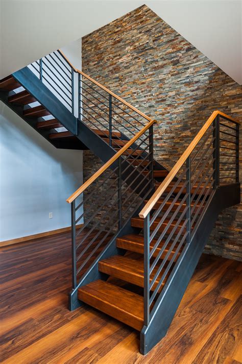 West Wisconsin Contemporary Contemporary Staircase Minneapolis