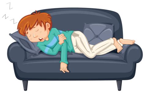 Man Napping On Black Sofa Dream Sleep Sofa Vector Dream Sleep Sofa Png And Vector With