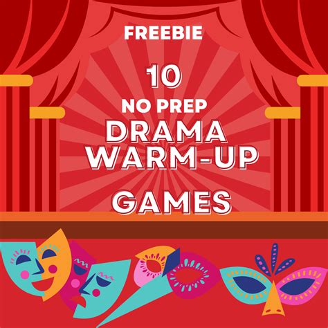 Freebie 10 No Prep Drama Warm Up Games Classful