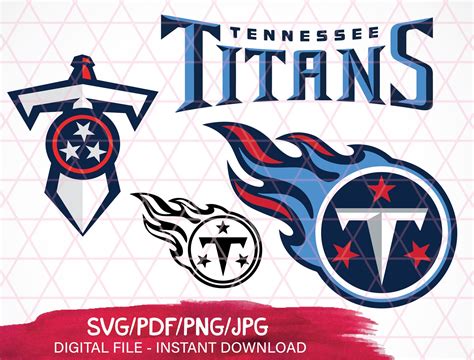 Tennessee titans svg Titans svg Tennessee titans logo NFL team | Etsy