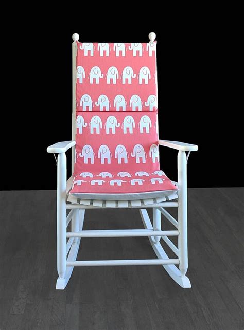 Check spelling or type a new query. Coral Pink Elephants Rocking Chair Covers Kids Nursery ...