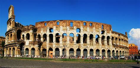Itália Roma O Coliseu A Grandeza Deste Monumento Tes Flickr