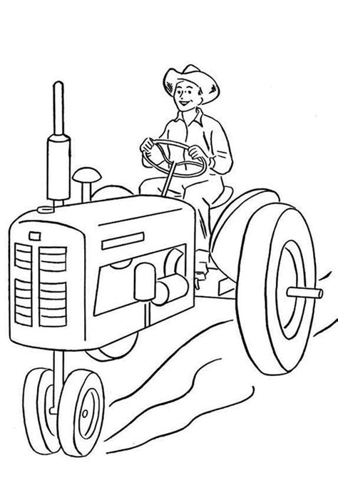 Free And Easy To Print Tractor Coloring Pages In 2021 Tractor Coloring Pages Coloring Pages