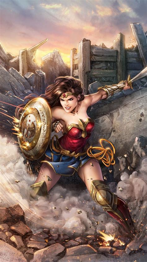 13 Wonder Woman Fan Art Wallpapers Wallpapersafari