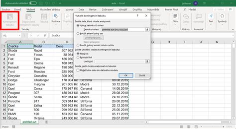 Jak Napsat Tabulku V Excelu Tu Kou Tabulka Jako Tabulka Excel