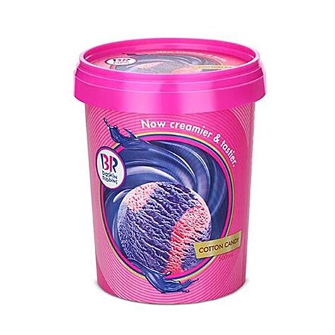 Buy Baskin Robbins Ice Cream Cotton Candy Ml Cup Online At Best Price Of Rs Null Bigbasket