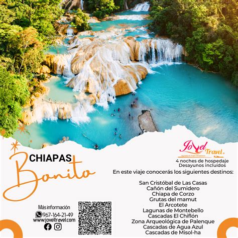 Paquete Chiapas Bonito 5 Días Visita Chiapas