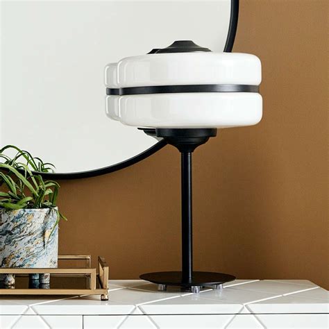 Black And White Glass Table Lamp Graham And Green