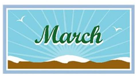 March Clip Art For Calendars Clipart Panda Free Clipart Images
