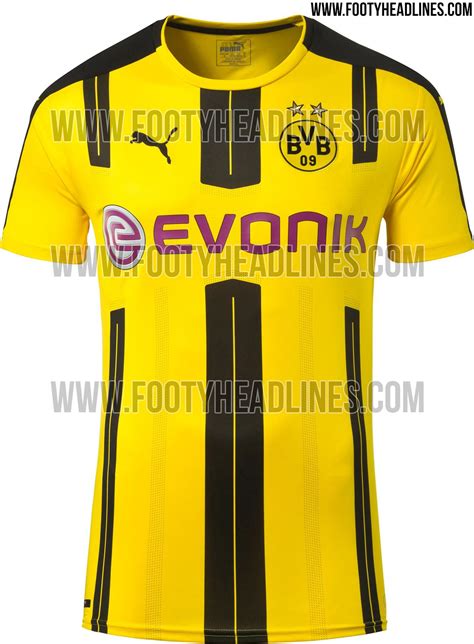 Wir bieten eine vielzahl von qualitativ hochwertigen repliken borussia dortmund trikot und shorts für sie und ihr. Borussia Dortmund 16-17 Heimtrikot veröffentlicht - Nur ...