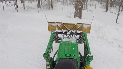 Plowing Snow John Deere 3038e Tractor Ourbighouseinthelittlewoods 3