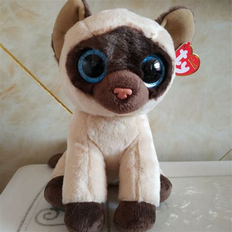 Jaden Siamese Cat 25cm 10 Inch Ty Classic Plush Toy Stuffed Animal Soft